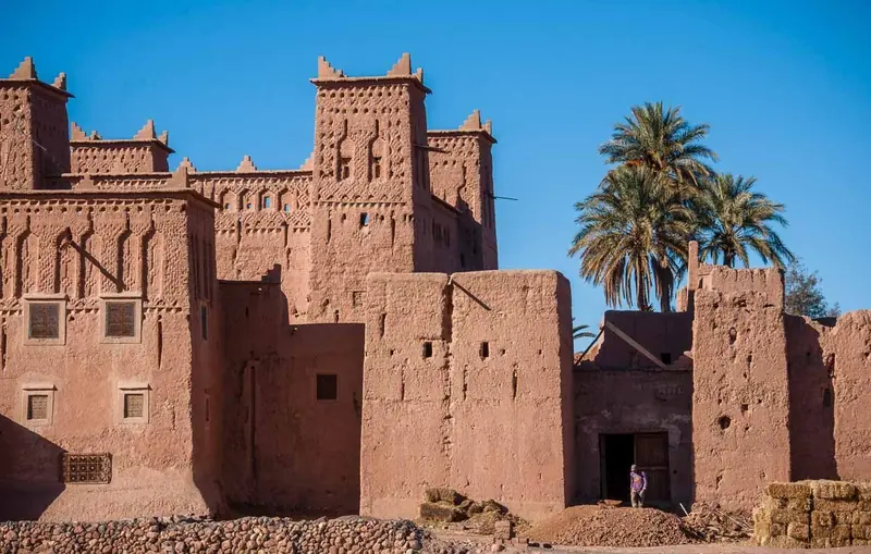 The towers of Kasbah Amridil in the Skoura oasis